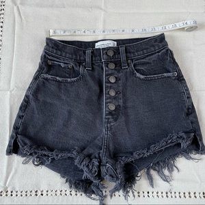 Abercrombie high rise mom shorts Curve Love
